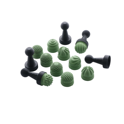 Chocolate stamps set "Stripes & Spheres"