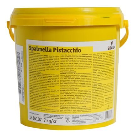 Premium pistachio filling containing 17% natural pistachios