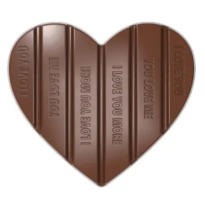 Chocolate mould tablet heart CW 12044
